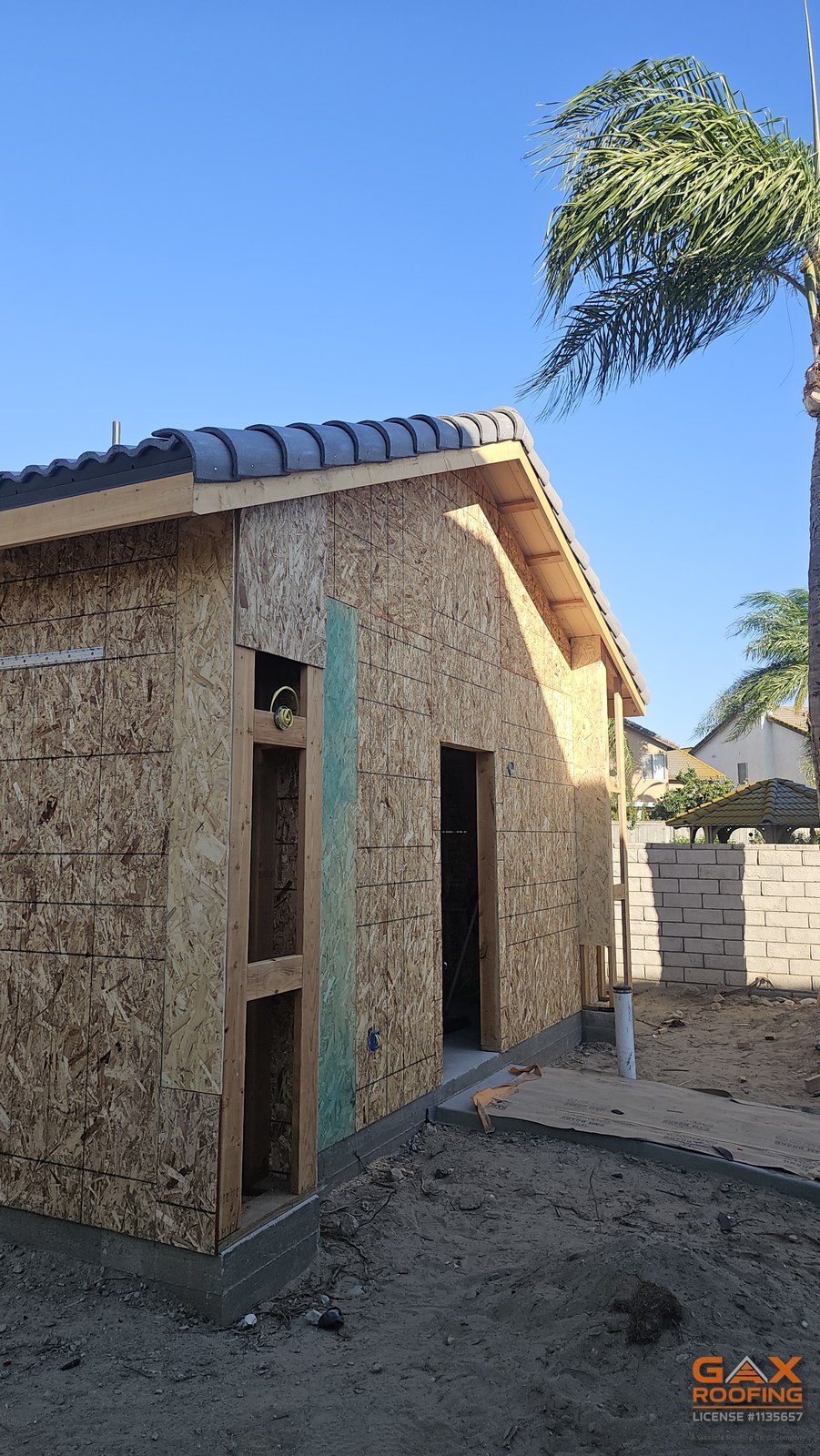 ADU roof in Costa Mesa, California