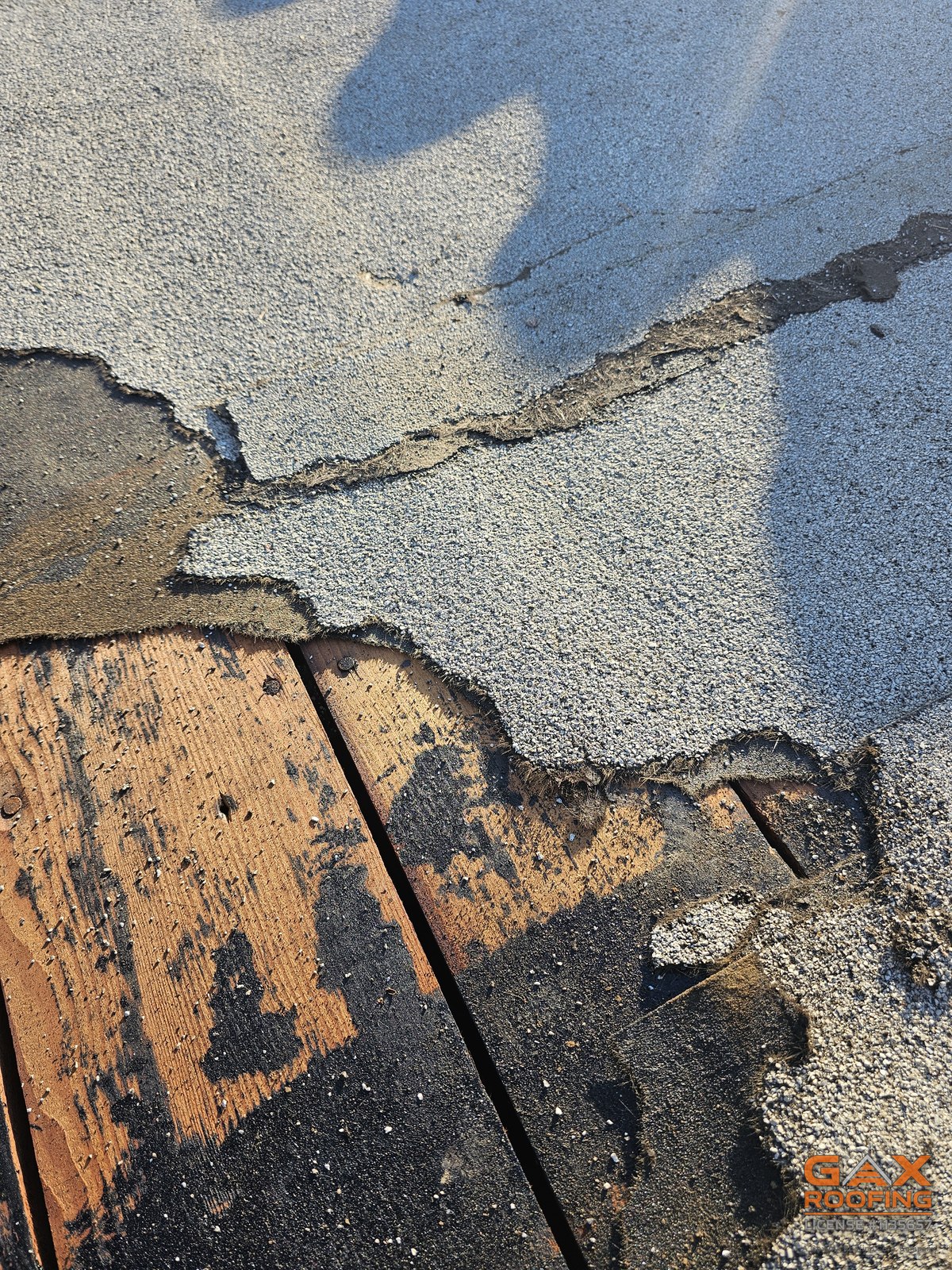 Leak source on a commercial roof in Chino, California