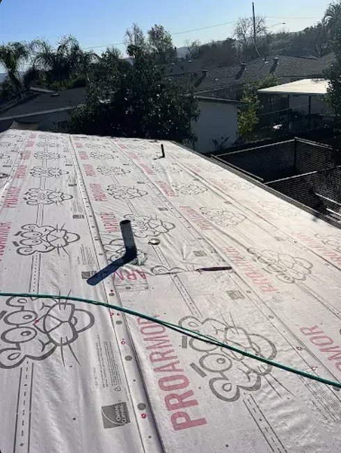 ProArmor underlayment flat roof