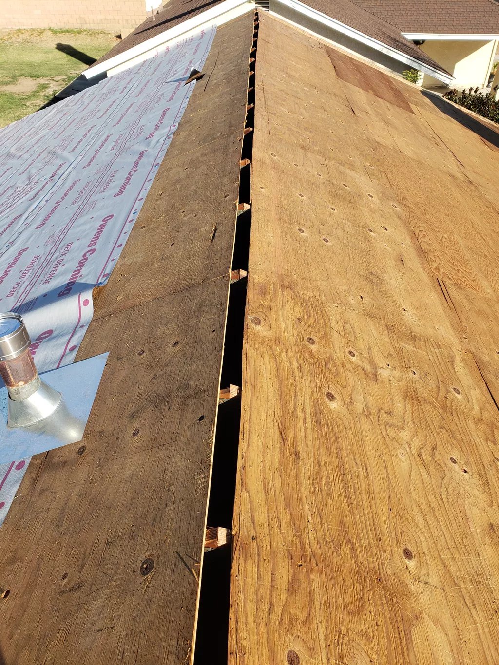 Owens Corning underlayment installation