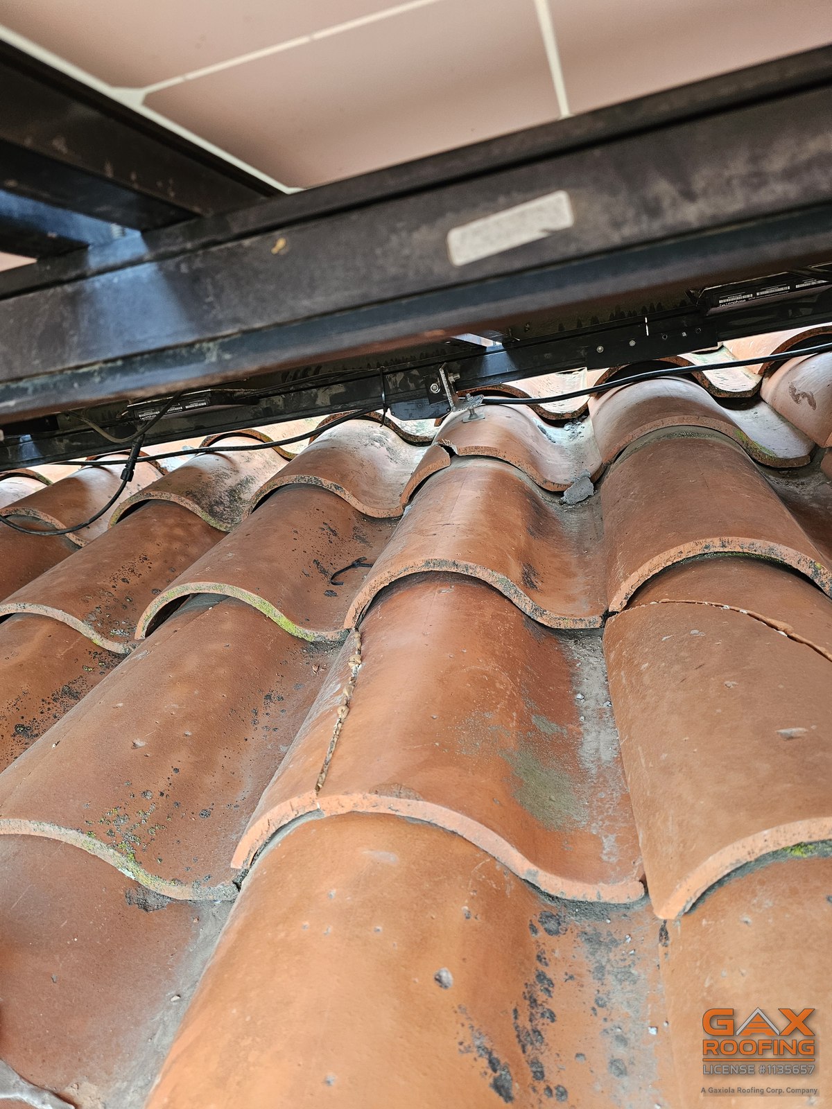 Roof work in progress ahead of a solar install in Walnut, California